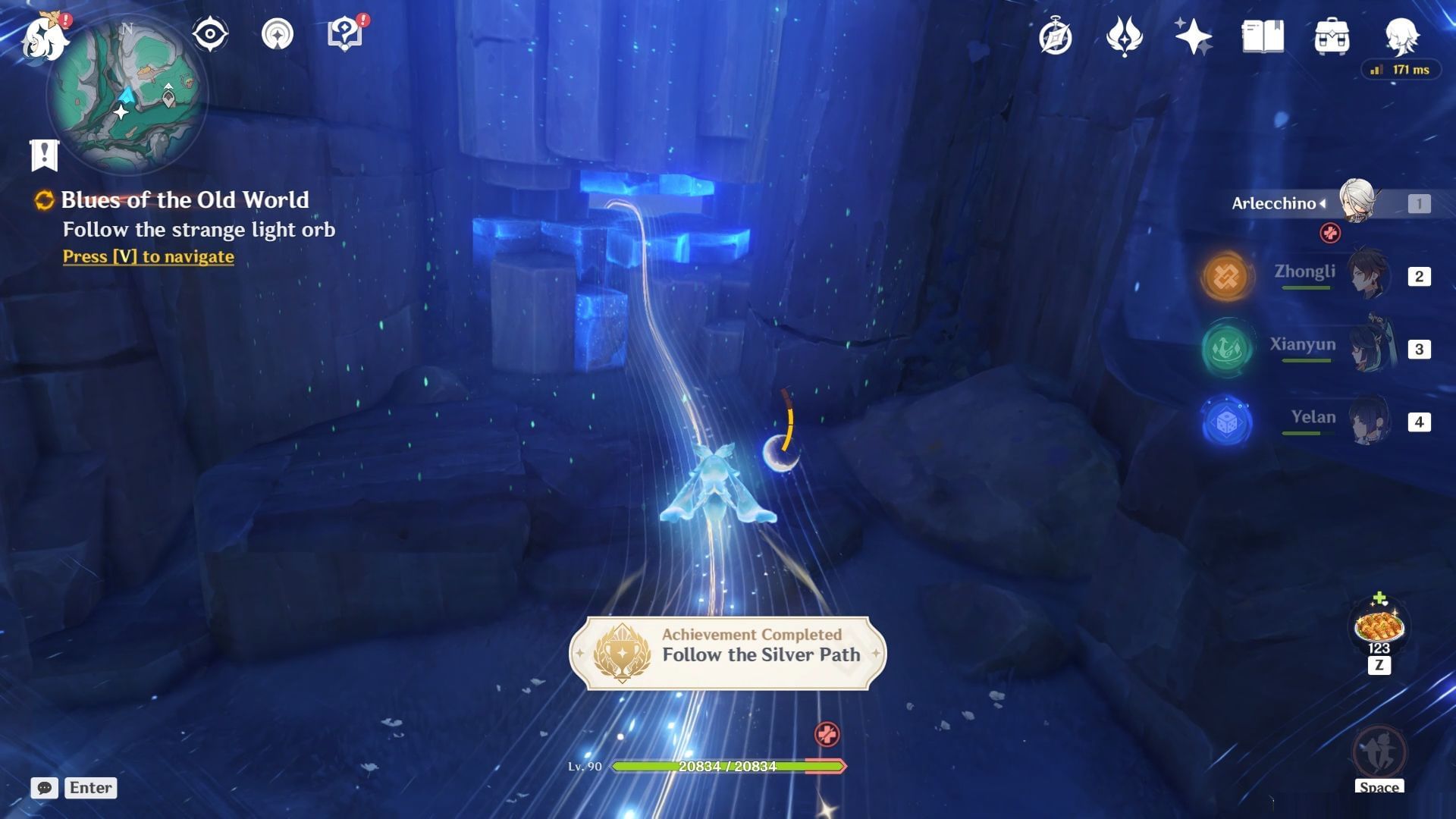 Use the moonlane to travel (Image via HoYoverse)