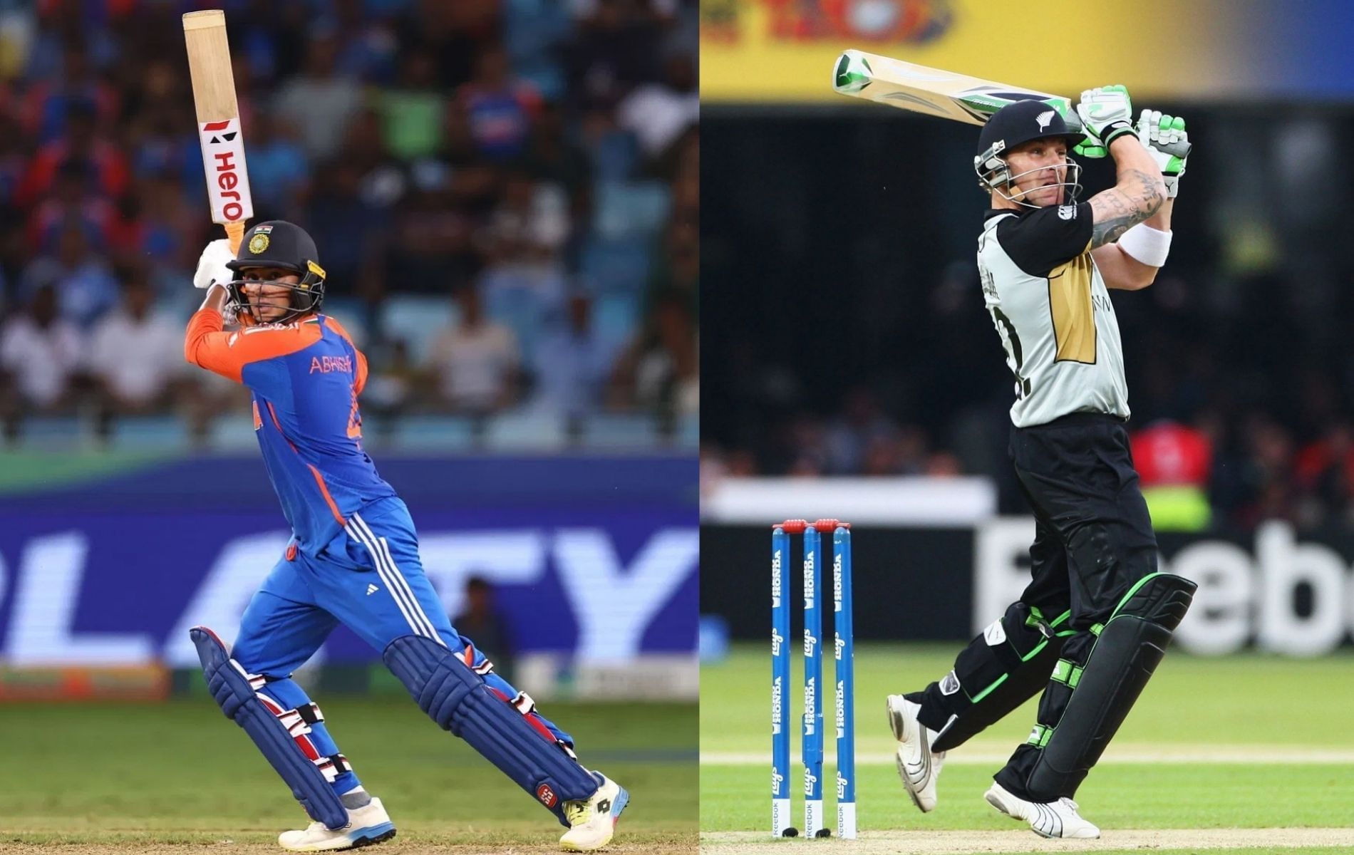 Abhishek Sharma, Brendon McCullum