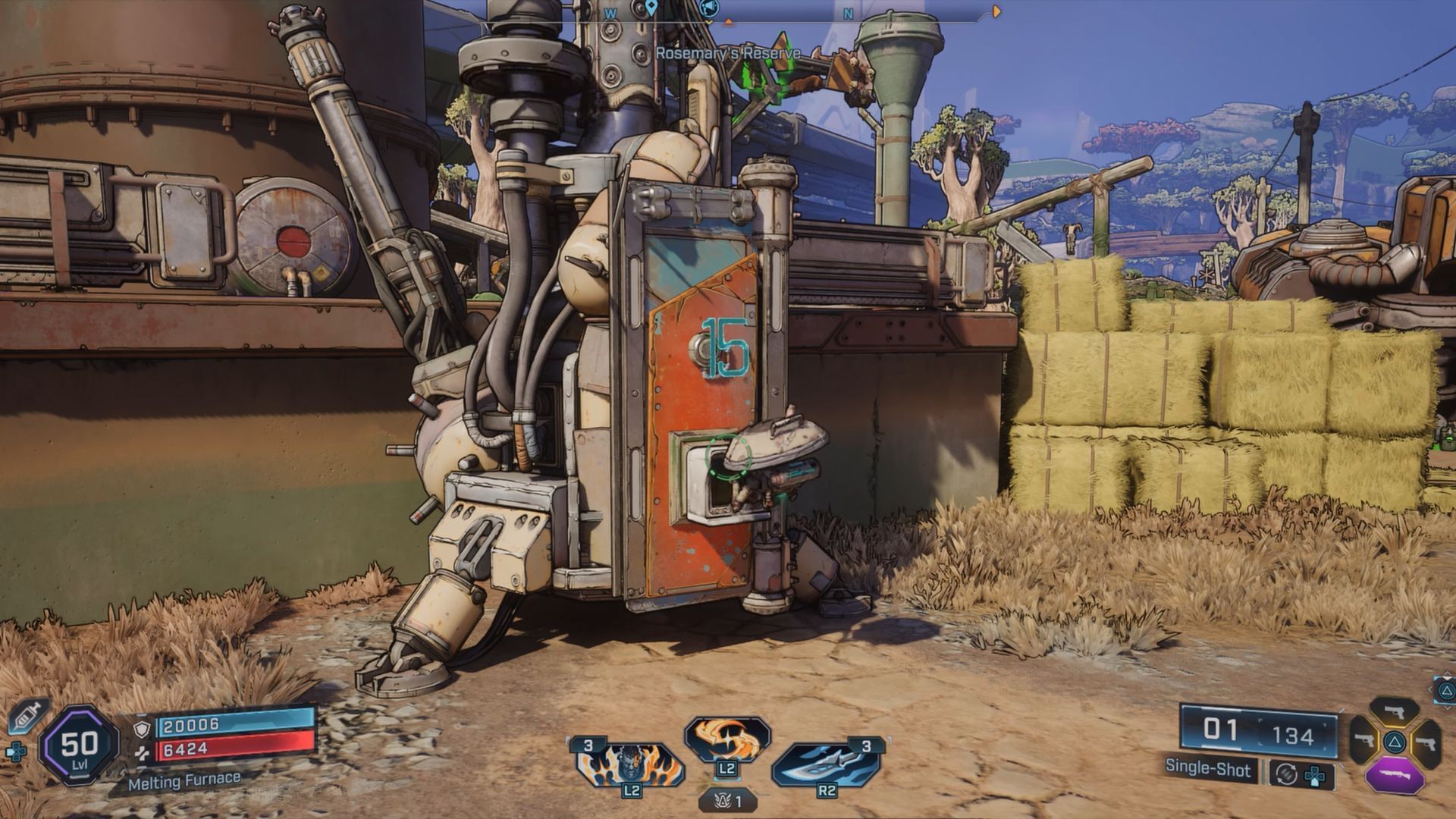 You will need to hack the speaker and tackle waves of hostiles to finish the objective (Image via Gearbox Software)