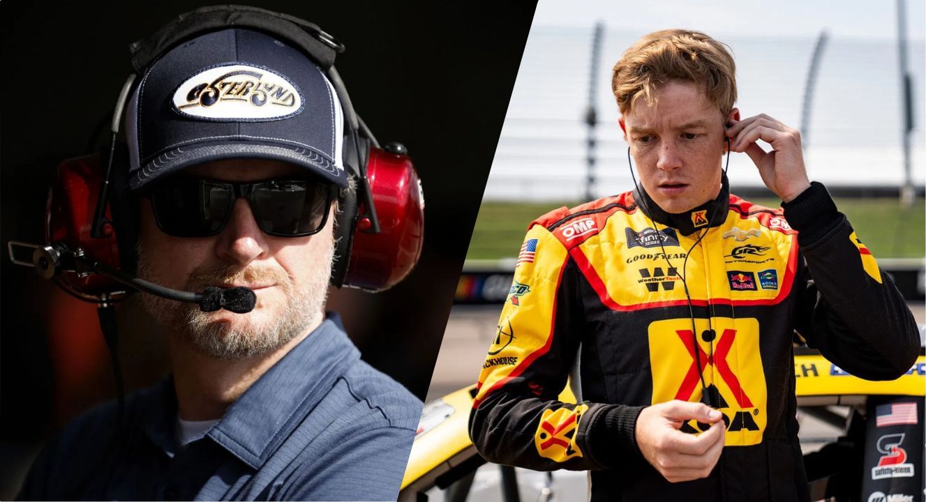 Dale Earnhardt Jr. and Connor Zilisch