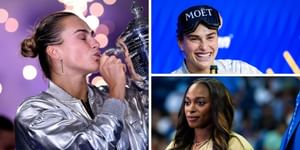 WATCH: Aryna Sabalenka opens up to Sloane Stephens about drinking to celebrate US Open win, lets loose with champagne during fun press conference