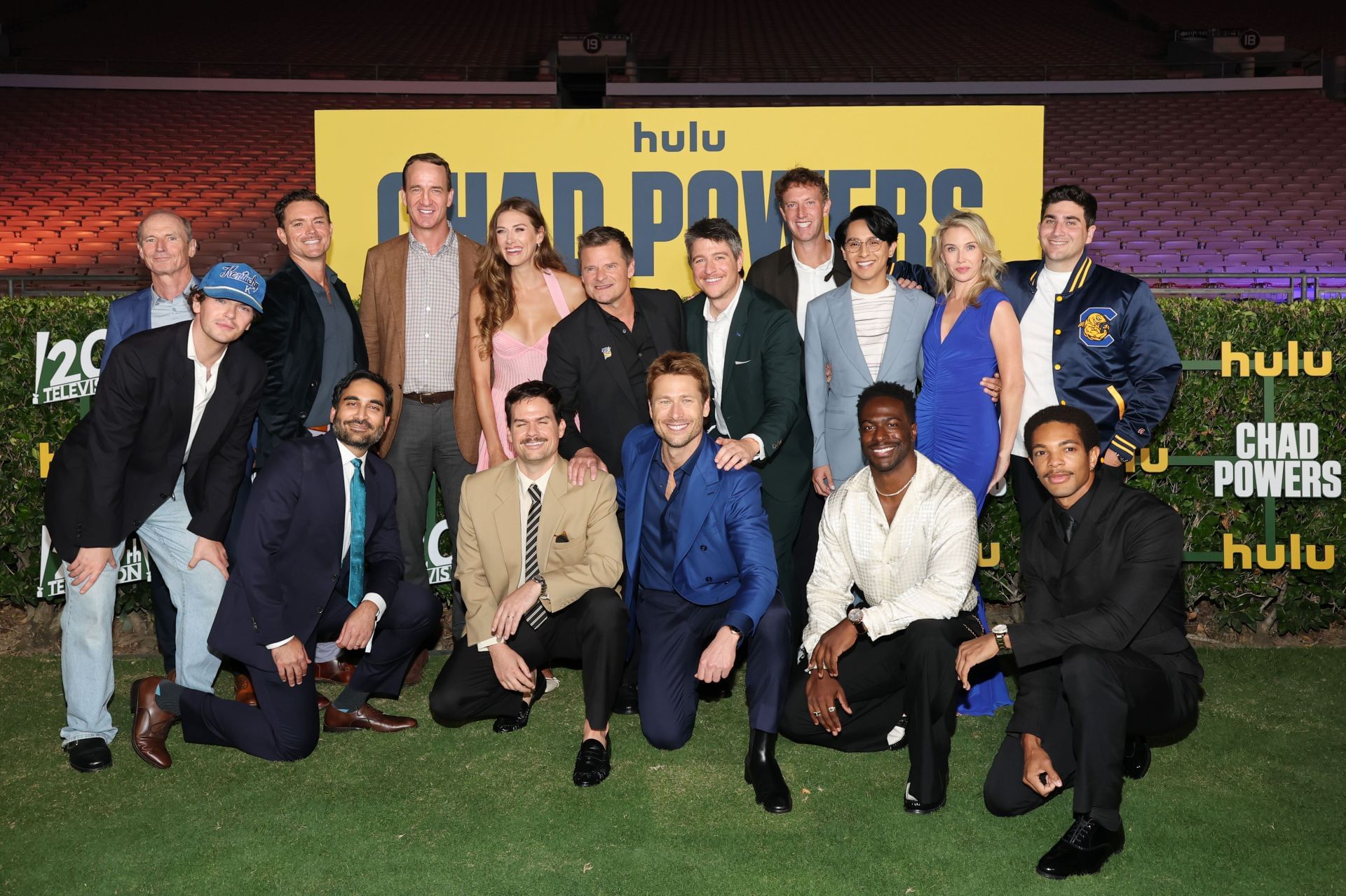 Cast members at the red carpet premiere of the series (Image via Getty)