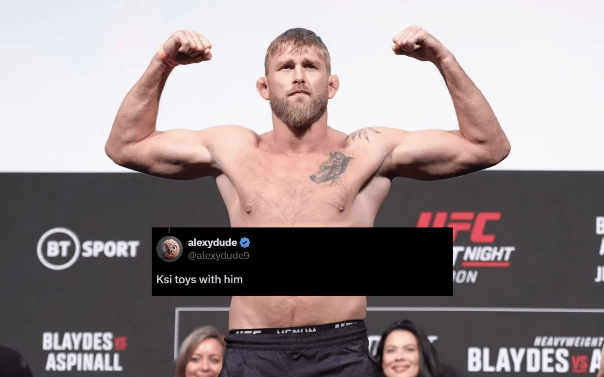 Fans react to Alexander Gustafsson (pictured) reportedly joining Misfits Boxing. [Image courtesy: Getty]