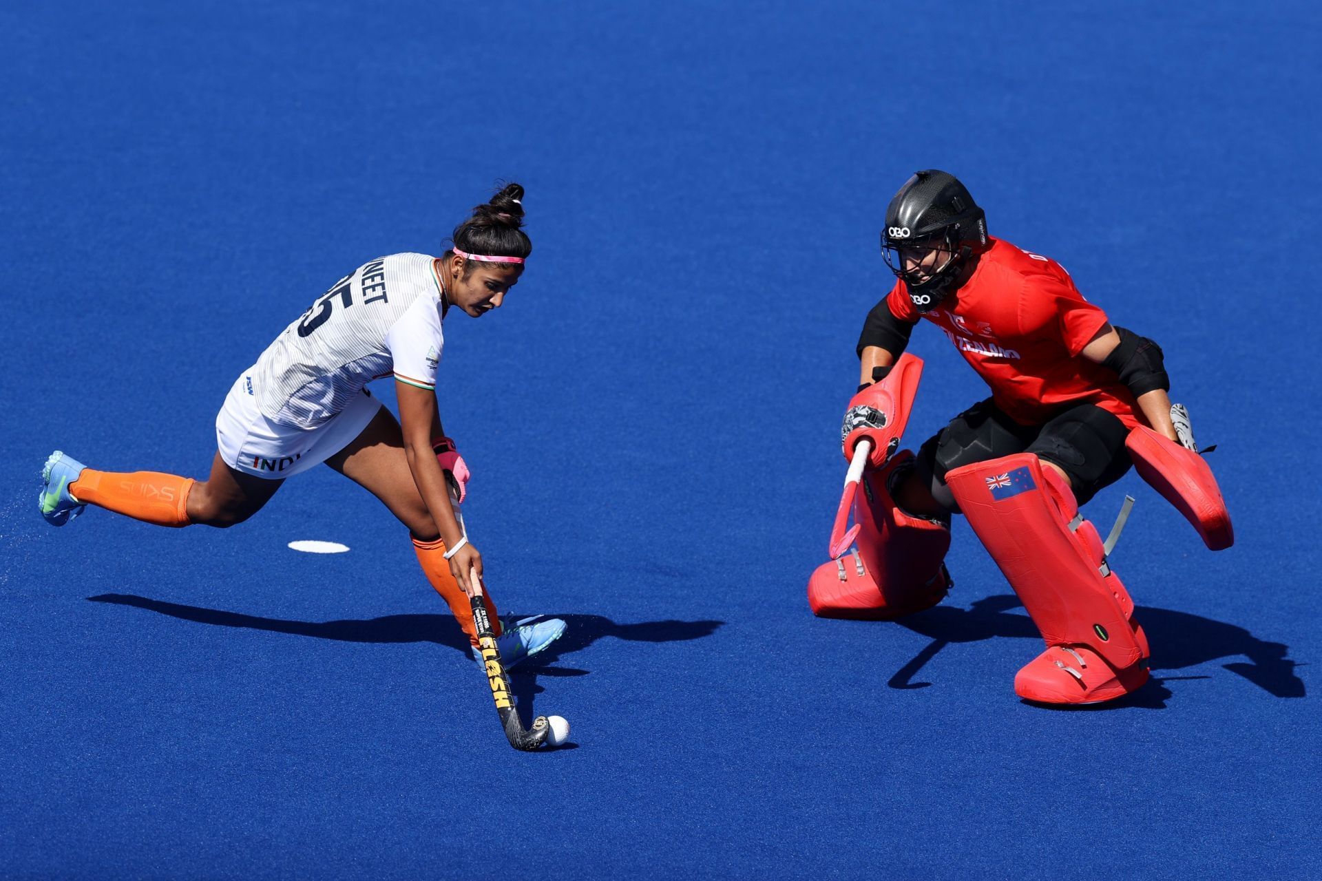 Navneet Kaur scored a hat-trick for the Indians in Women&#039;s Hockey Asia Cup - Source: Getty