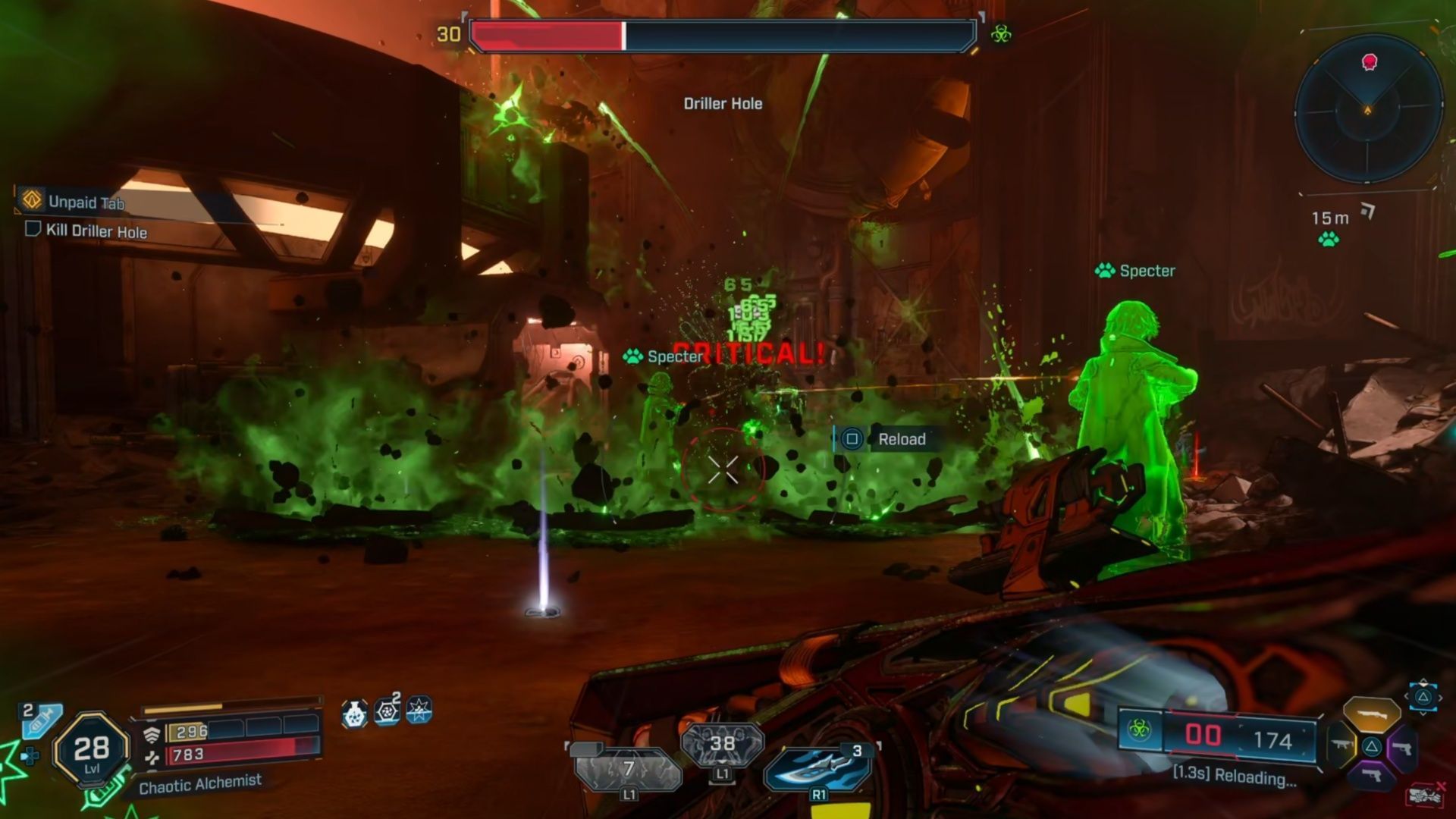 Watch out for his missile swarm, but other than that, he&#039;s no big threat (Image via 2K Games)