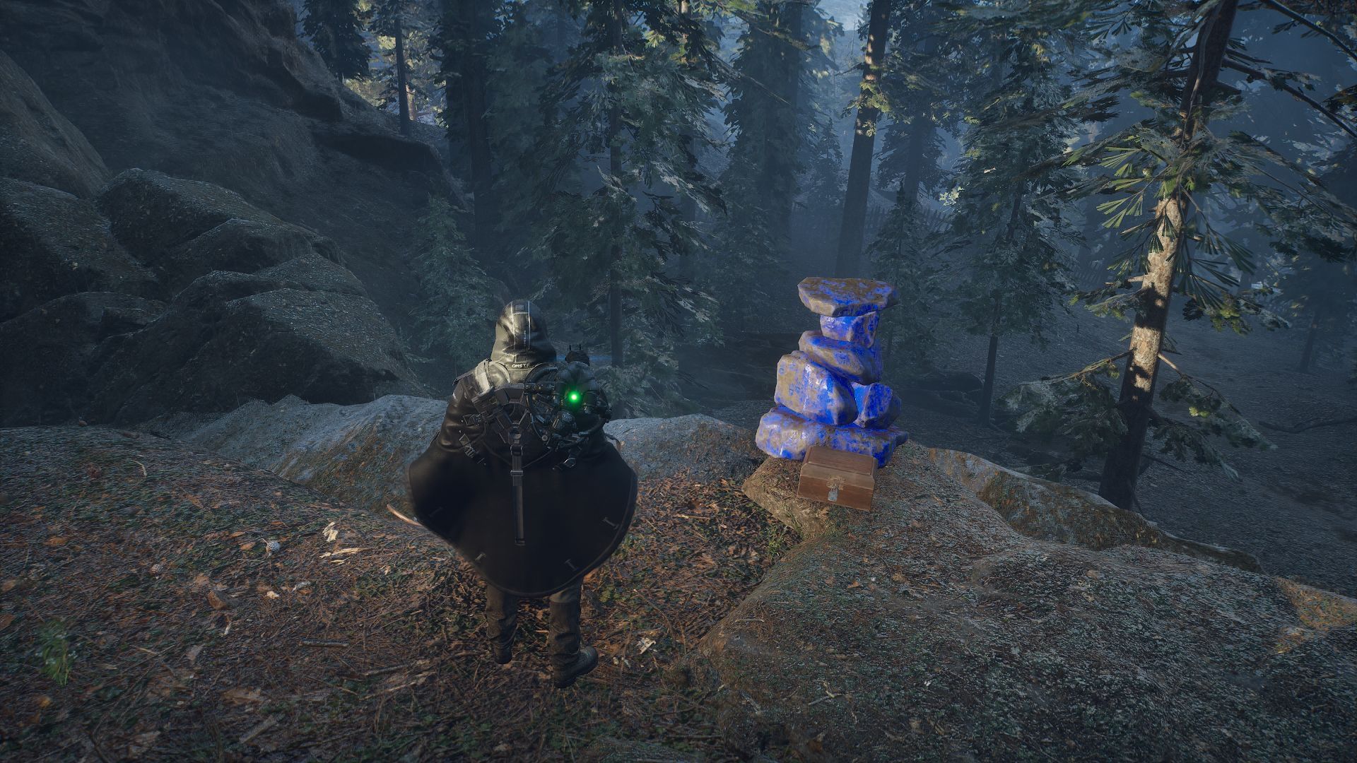 how to find the key for the Senedra Forest hilltop chest in hell is us