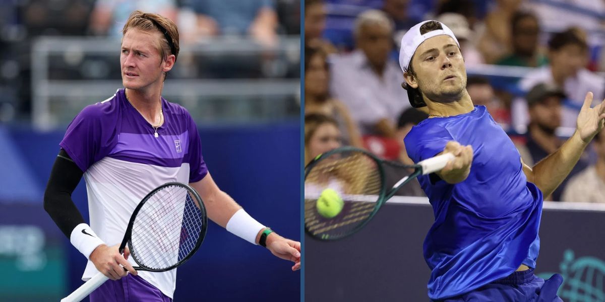Sebastian Korda (L) and Aleksandar Kovacevic (R) will be in action on Day 2 of the 2025 Hangzhou Open (Image Source: Getty)