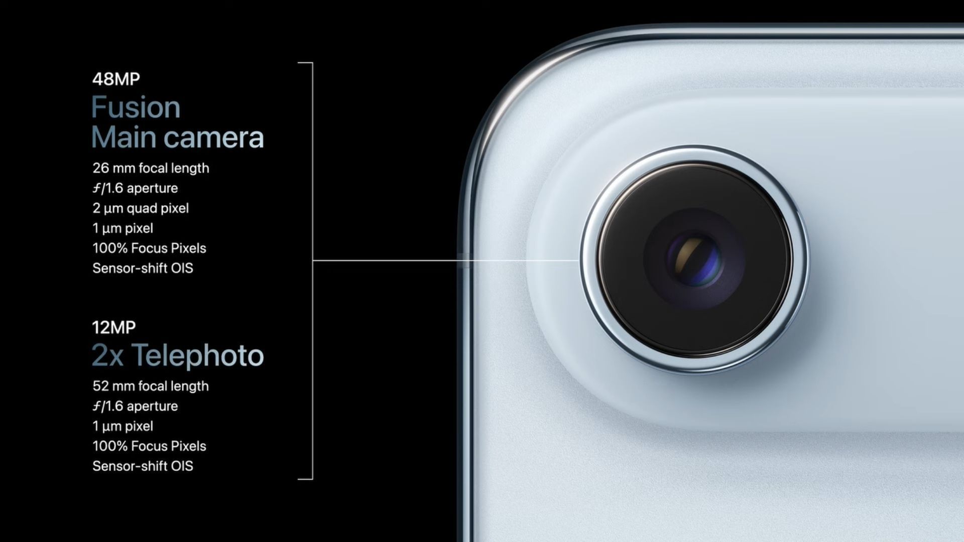 The Apple iPhone 17 Air has a powerful camera (Image via Apple)