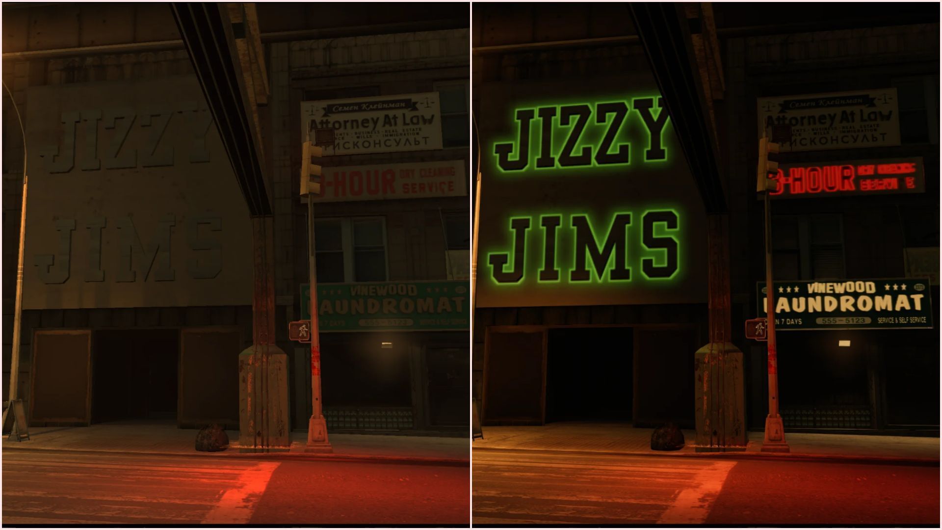 Fixes emissive shaders allow new light effects in GTA 4 (Image via Rockstar Games || Fusion Fix)
