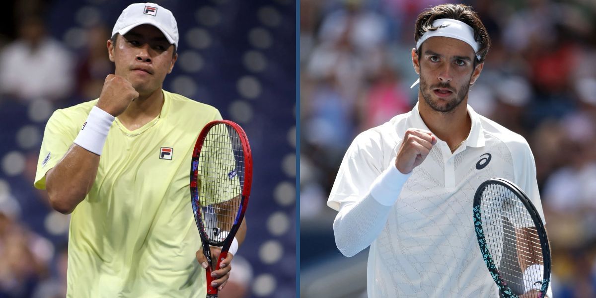 Brandon Nakashima and Lorenzo Musetti will be in action on Day 6 of the Chengdu Open 2025. (Photos: Getty)