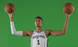 "It was the yoga he did at the Buddhist camp" - NBA fans in shambles as Victor Wembanyama now listed at 7-foot-4 by Spurs for Year 3