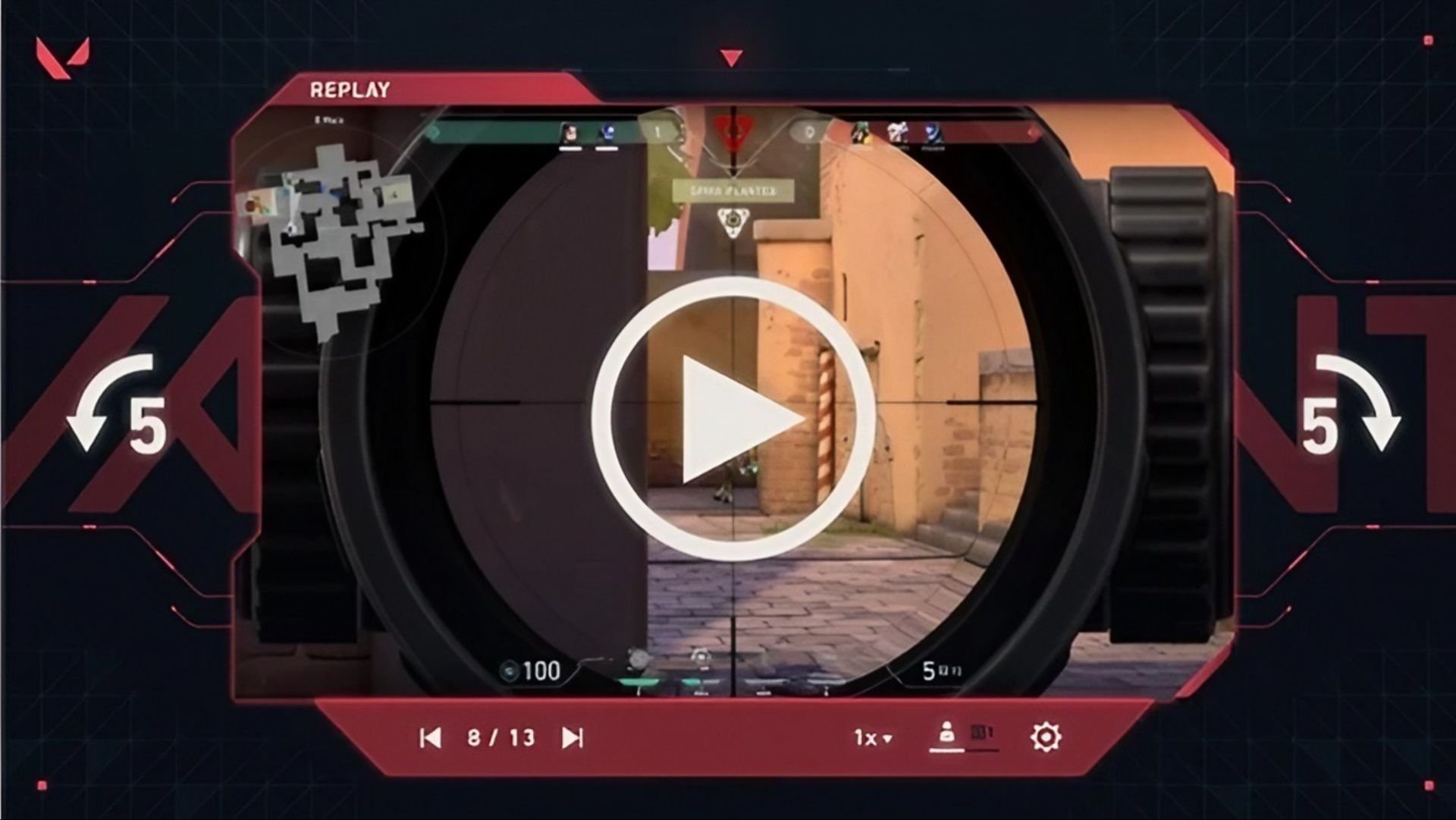 Valorant Replay features (Image via Riot Games)