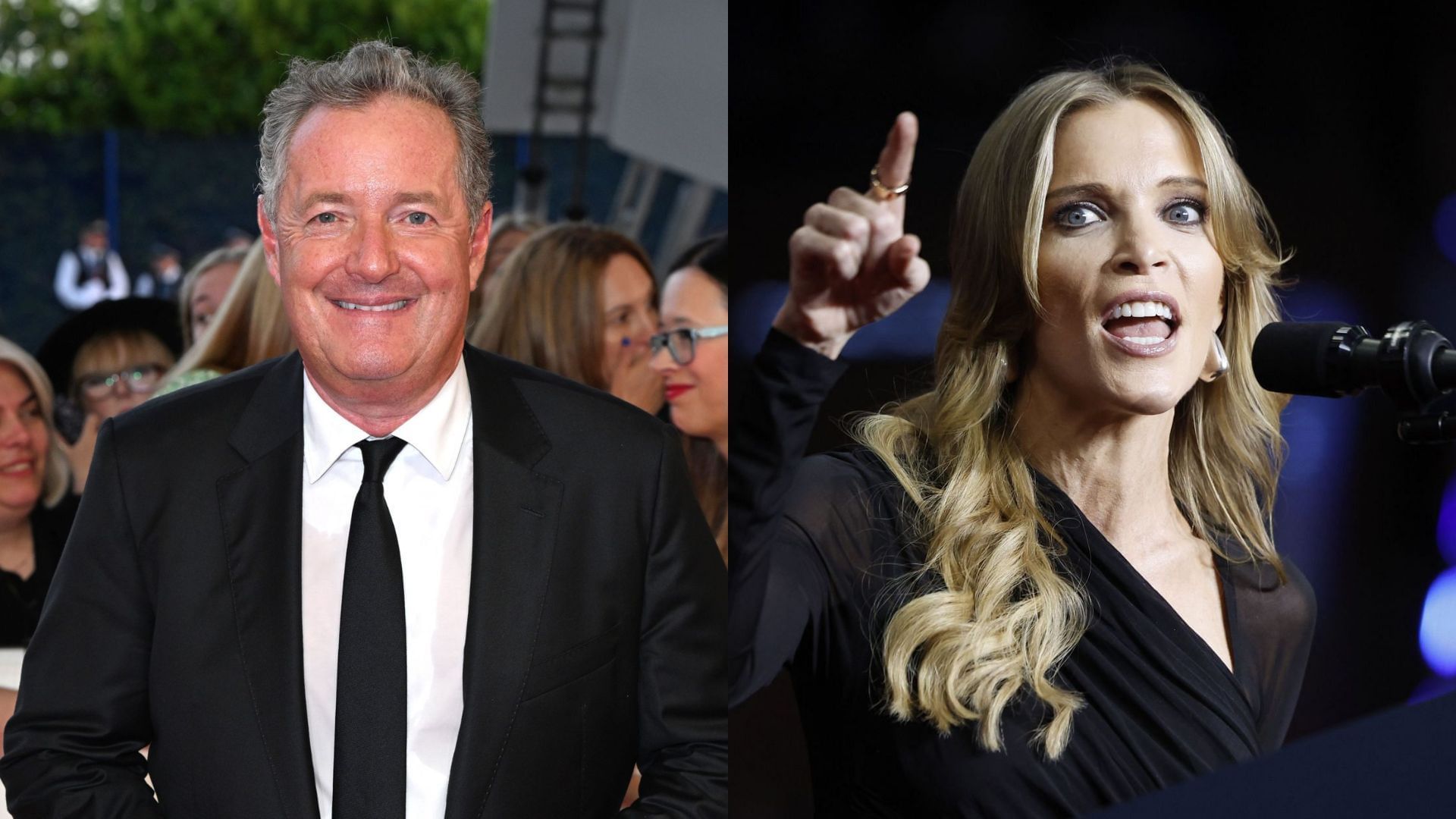 From L to R: Piers Morgan and Megyn Kelly (Image via Getty Images)