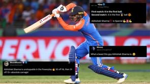 "Abhishek Sharma is unstoppable in the Powerplay" - Fans hail youngster for another blistering cameo in IND vs PAK Asia Cup 2025 match
