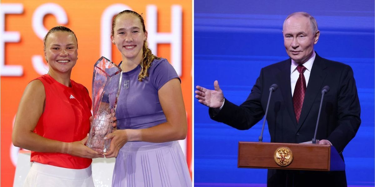Mirra Andreeva and Diana Shnaider awarded the Medal of Order &quot;For Merit to the Fatherland&quot; by Vladimir Putin | Image Source: Getty