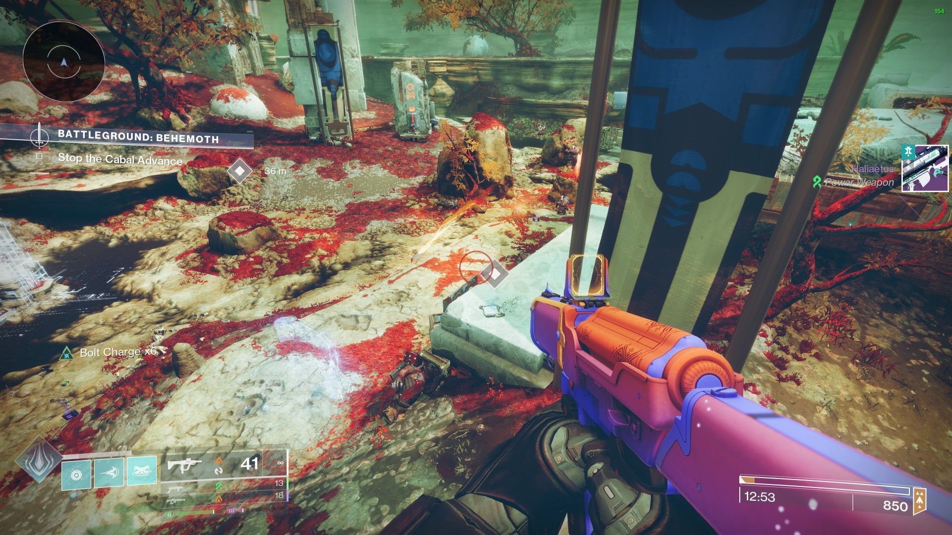 First log in Destiny 2 Battleground Behemoth (Image via Bungie) 