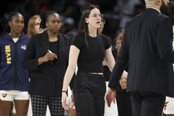 "Aboutta get a ring before Angel Reese" - WNBA fans go wild as Fever survives playoff elimination against Aces despite Caitlin Clark's absence