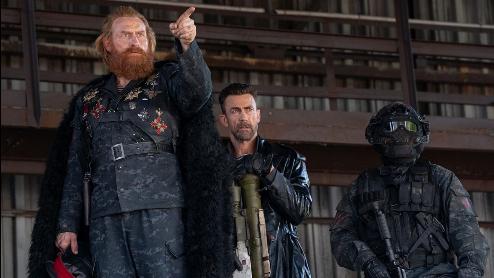 Kristofer Hivju as Volkov leading his forces in Afterburn. (Image via Original Films)