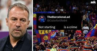 "Not starting him is a crime", "Is Flick phasing him out of the team" - Fans react as Barcelona star left out of XI for Real Oviedo clash
