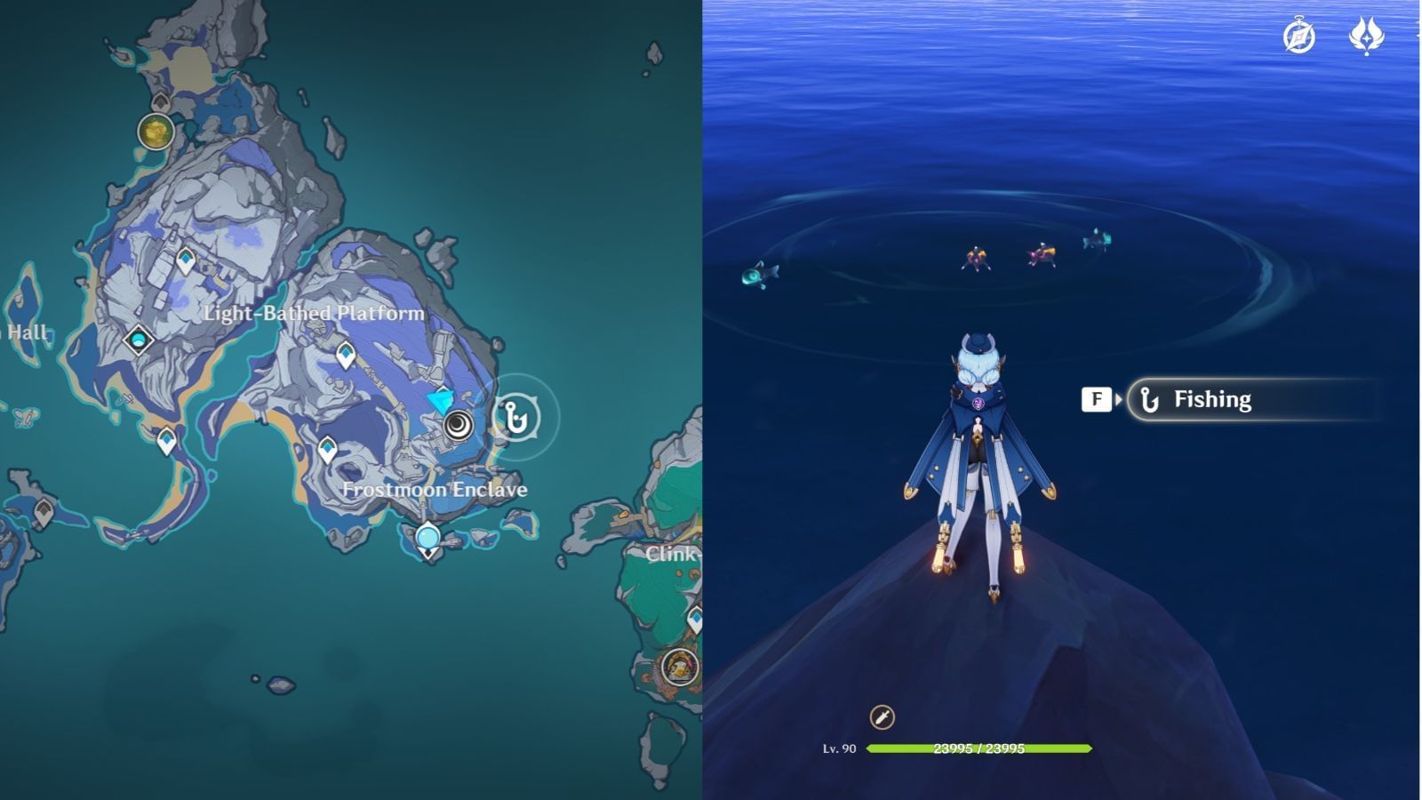 Fishing spot 3 (Image via HoYoverse)
