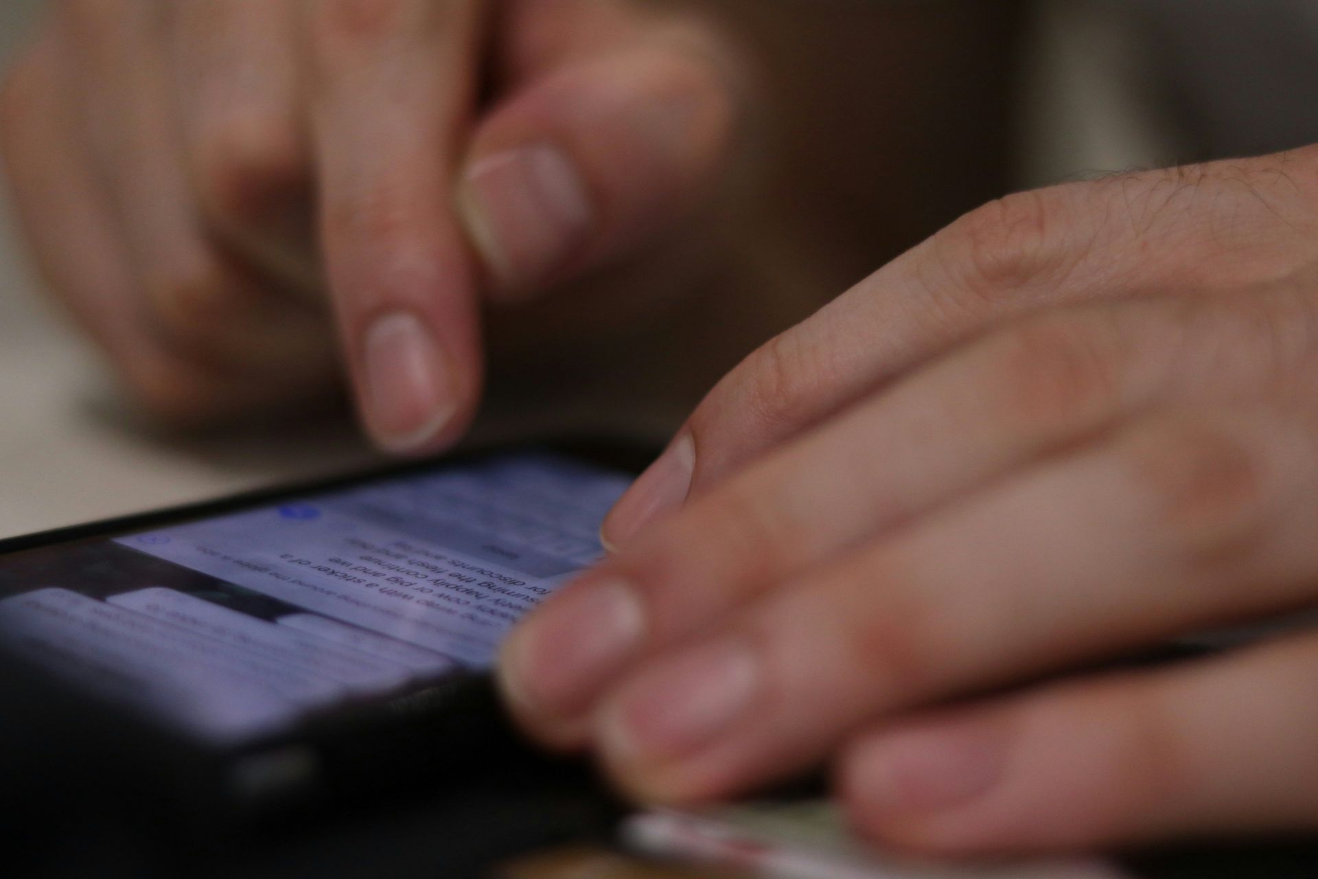 Text messages between the pair were examined as part of the case (Image via Unsplash)