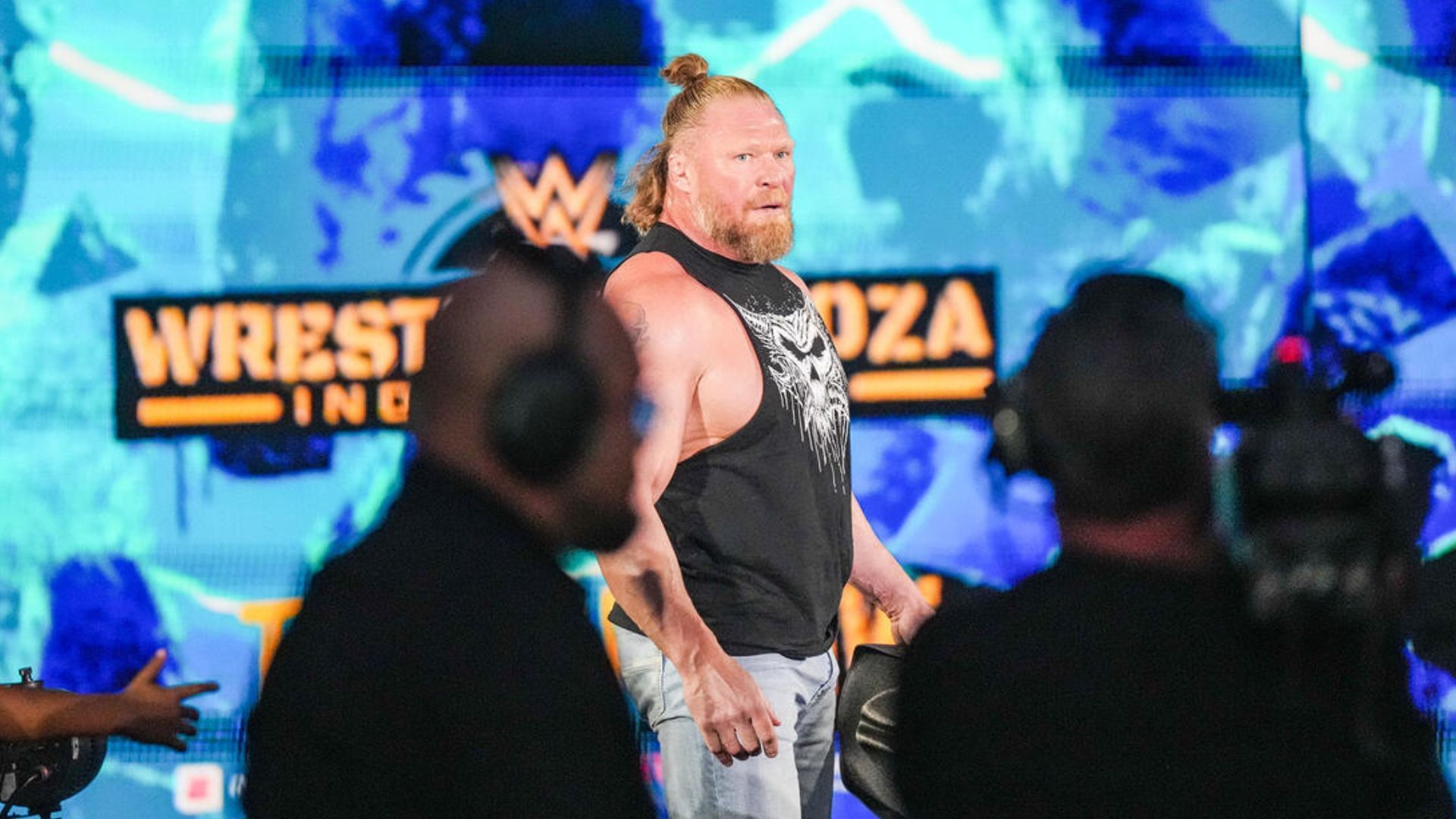 Brock Lesnar on SmackDown! [Image credit: WWE.com]