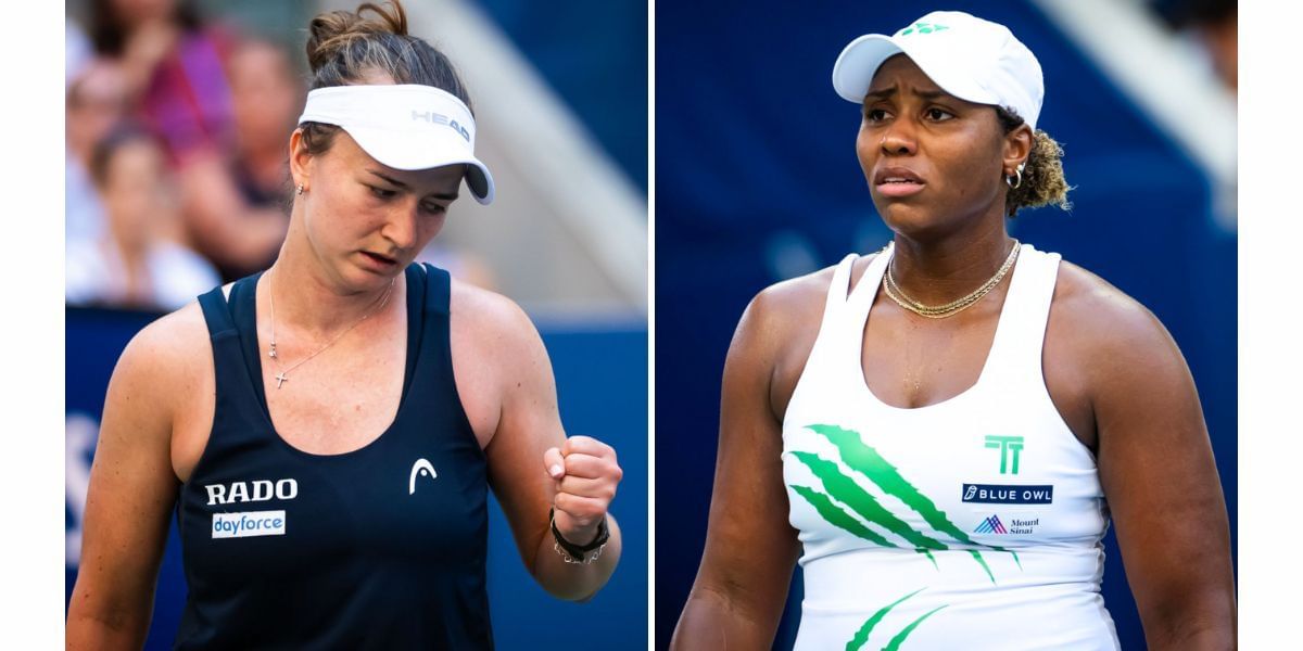 Barbora Krejcikova (L) and Taylor Townsend (R) (Image Source: Getty)