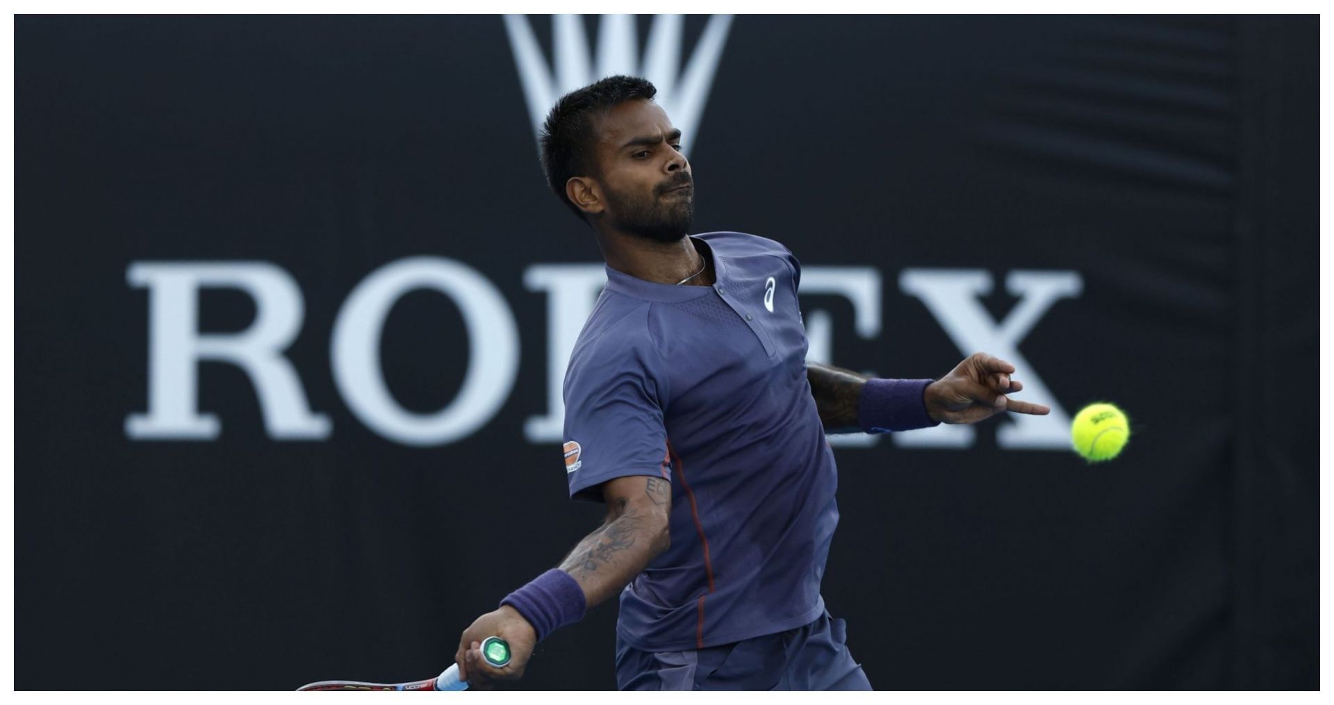 Sumit Nagal got the better of Marc-Andrea Huesler in the Davis Cup - Source: Getty