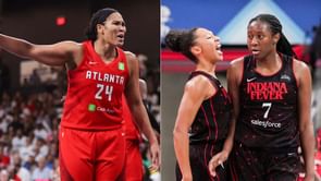 "She revels as the villain": Fever fans back Aliyah Boston after shoving $214,466 Dream star on the floor in heated dust-up