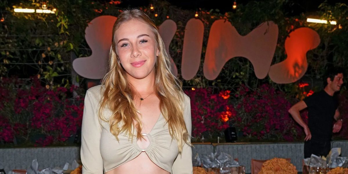 Amanda Anisimova hits the beach in leopard-print swimwear, turns up the glamor in elegant black &amp; white mesh top | Image Source: Getty