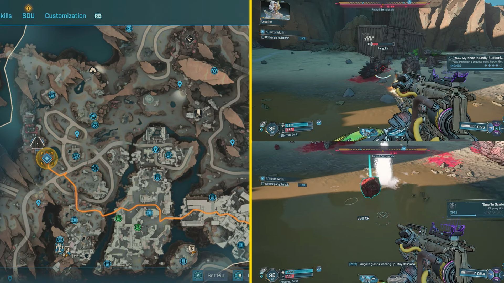 Eliminate the Pangolins to collect their spit (Image via Gearbox Software)