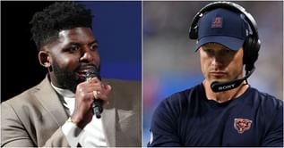 "Ben Johnson was tripping": Emmanuel Acho torches Bears HC for showing attitude to sideline reporter in fiery interview during Raiders game