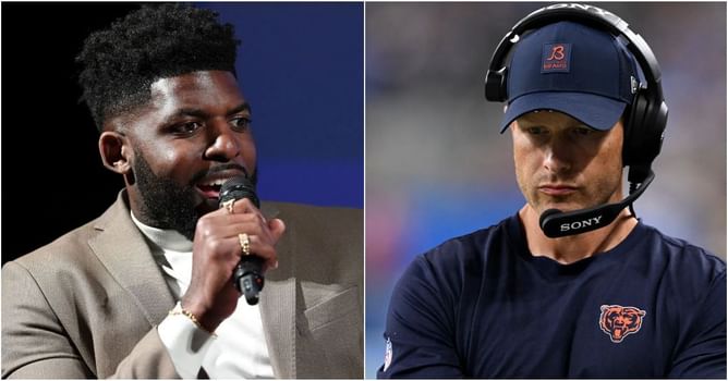 "Ben Johnson was tripping": Emmanuel Acho torches Bears HC for showing attitude to sideline reporter in fiery interview during Raiders game