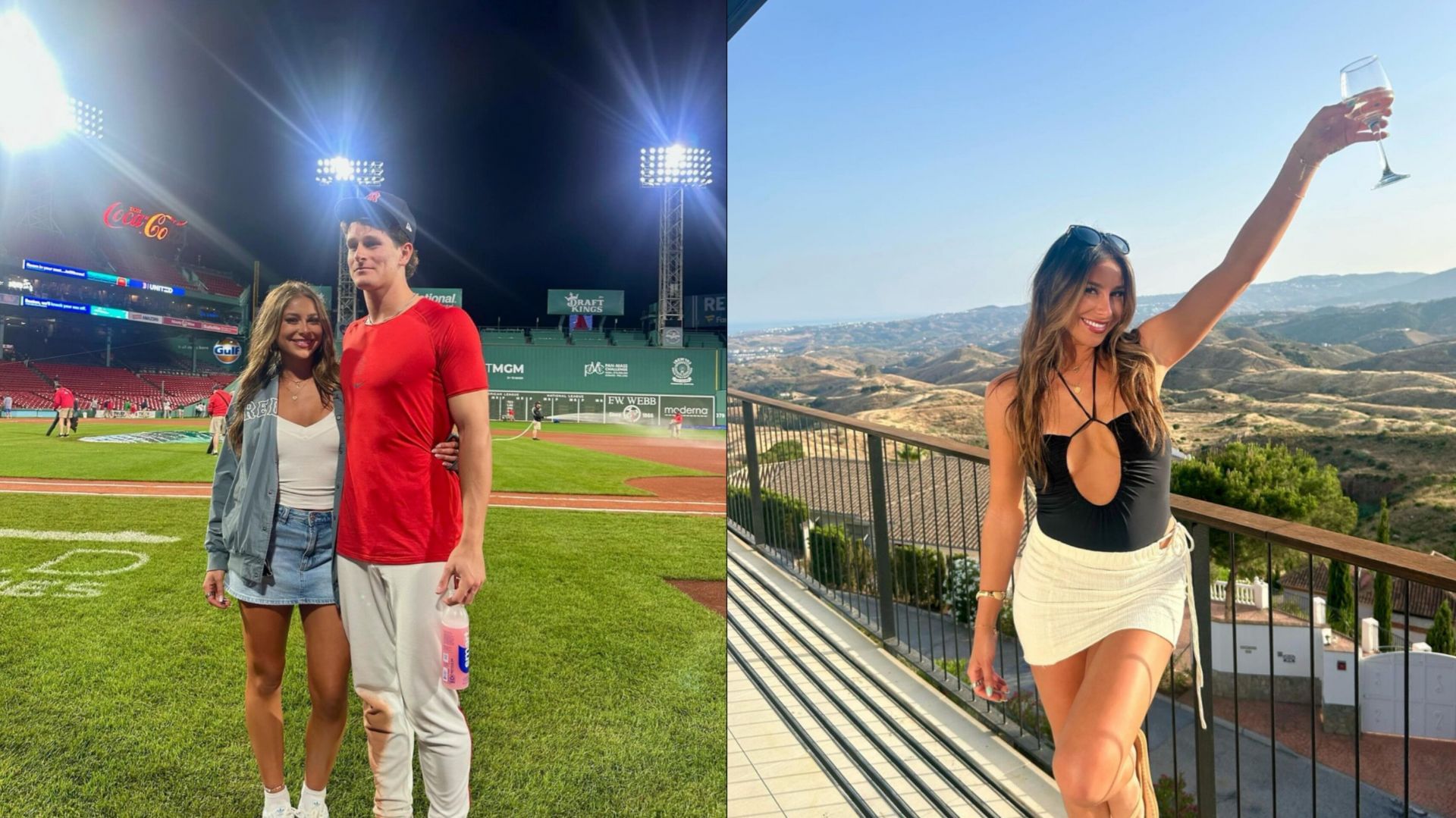 Roman Anthony&rsquo;s sister Lia embraces Red Sox fangirl vibes with chic bomber jacket and baggy jeans for perfect game day look(Image source - Lia Anthony Instagram)
