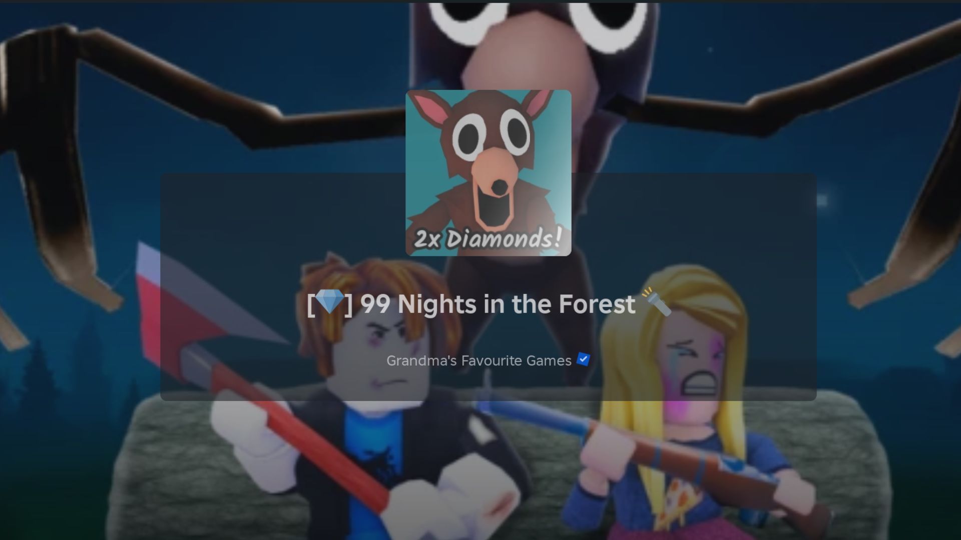 99 Nights in the Forest loading screen