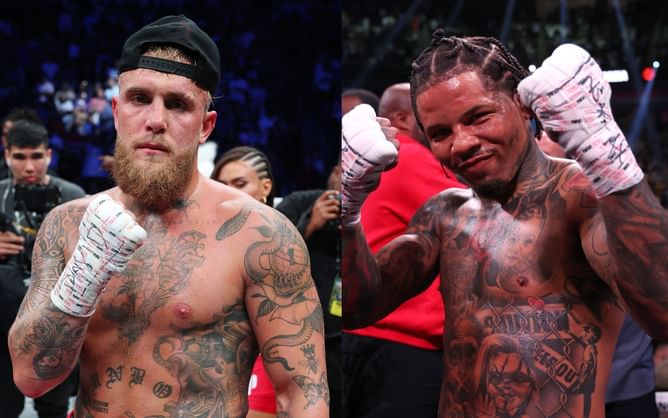 Jake Paul mocks Gervonta Davis during faceoff, calls it “bring your kid to work day”