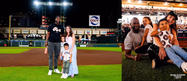 Yordan Alvarez's wife Monica turns the spotlight on her Astros fandom, dressing in a custom outfit and stiletto boots for a stylish mirror selfie