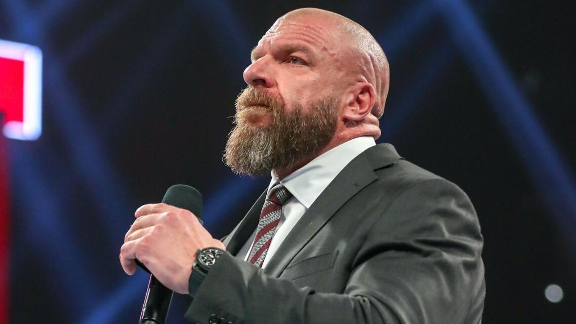 Triple H on RAW! [Image credit: WWE.com]