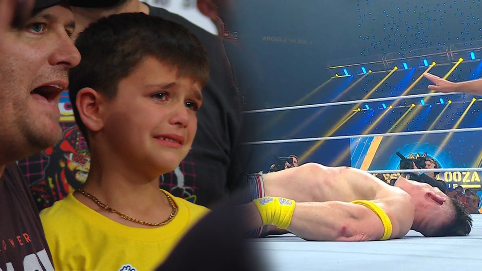 Brock Lesnar beat John Cena at Wrestlpalooza! (credit: Netflix)