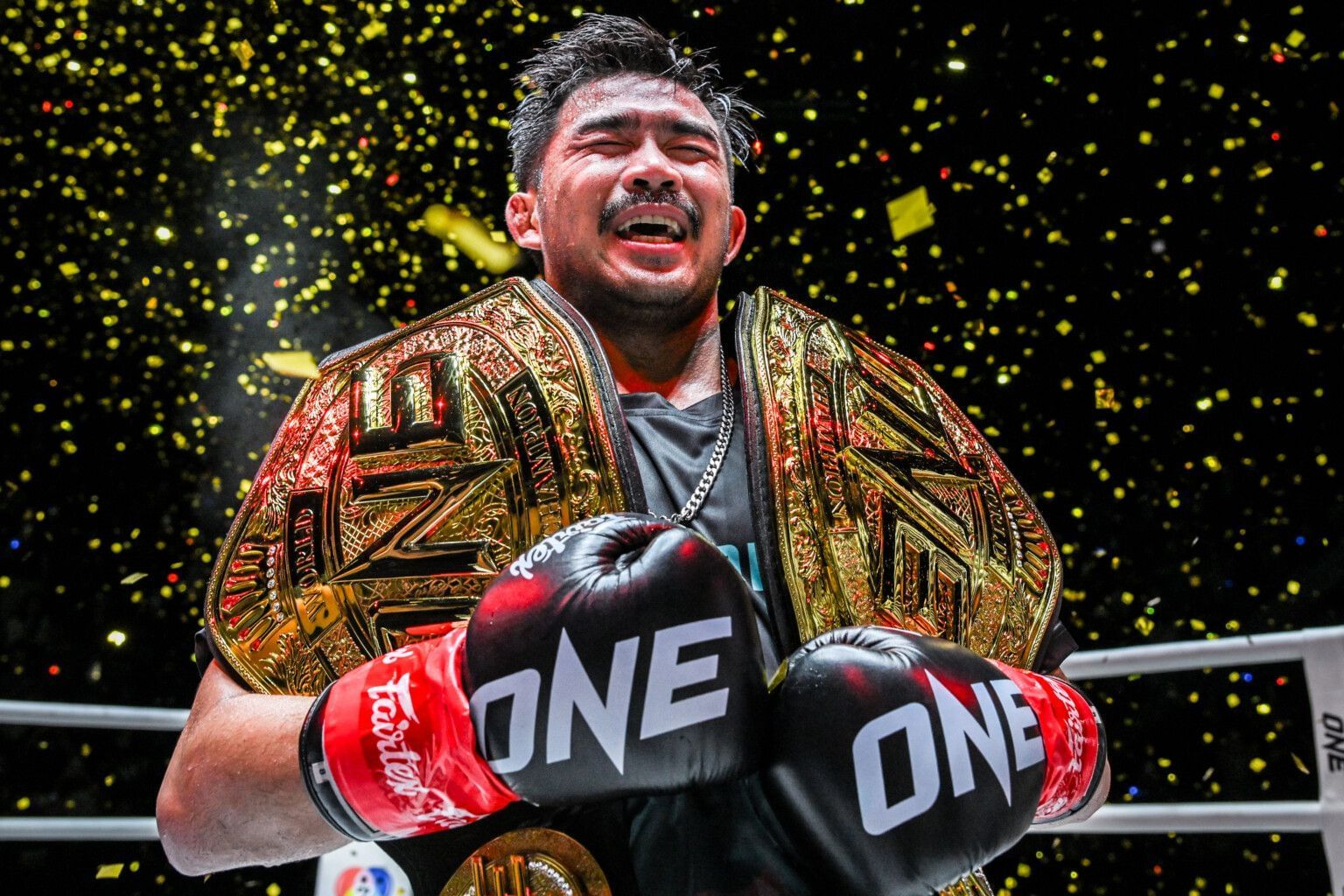 Two-sport ONE world champion Prajanchai PK Saenchai. Image: ONE Championship