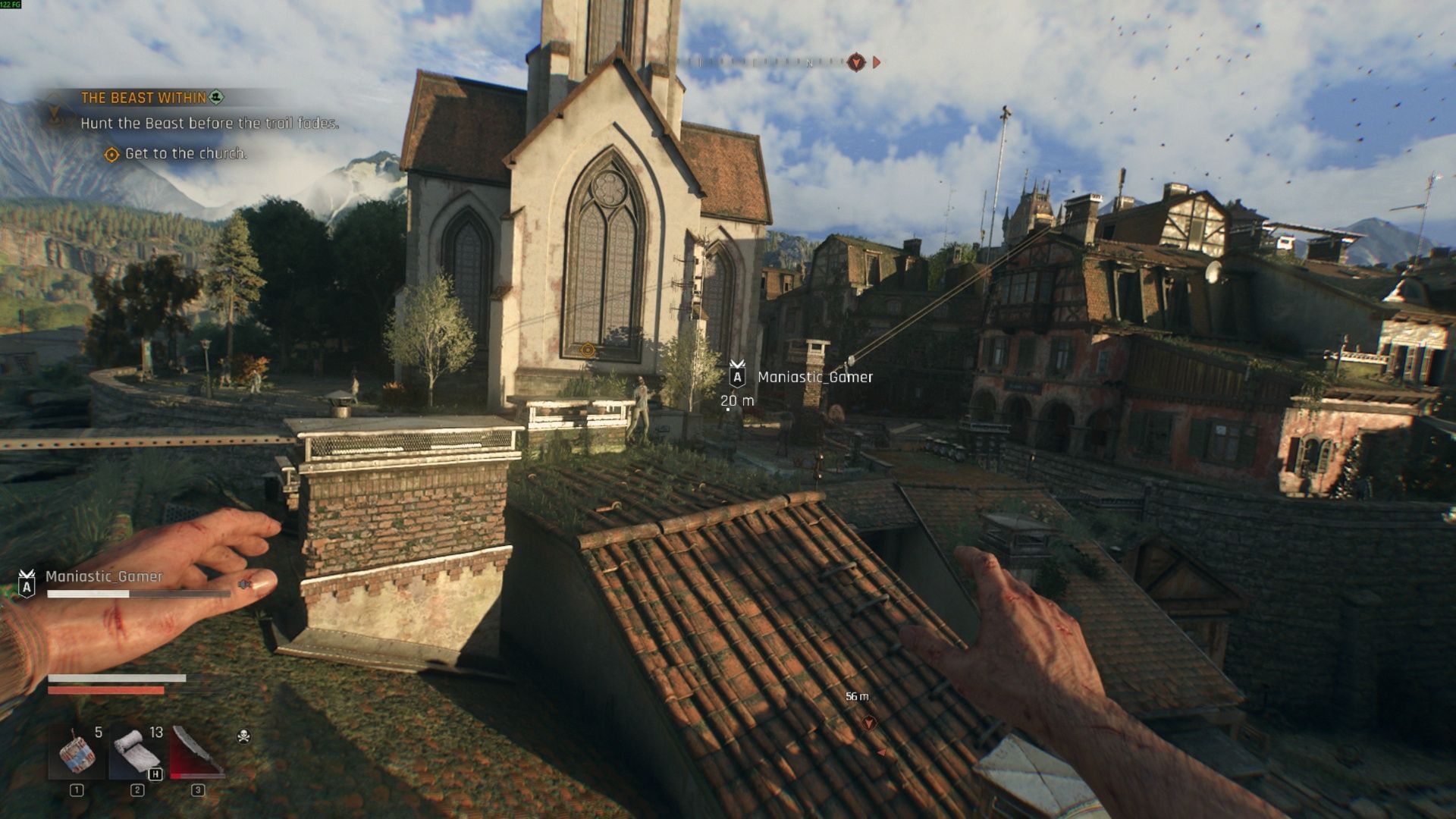 Dying Light: The Beast screenshot of church.