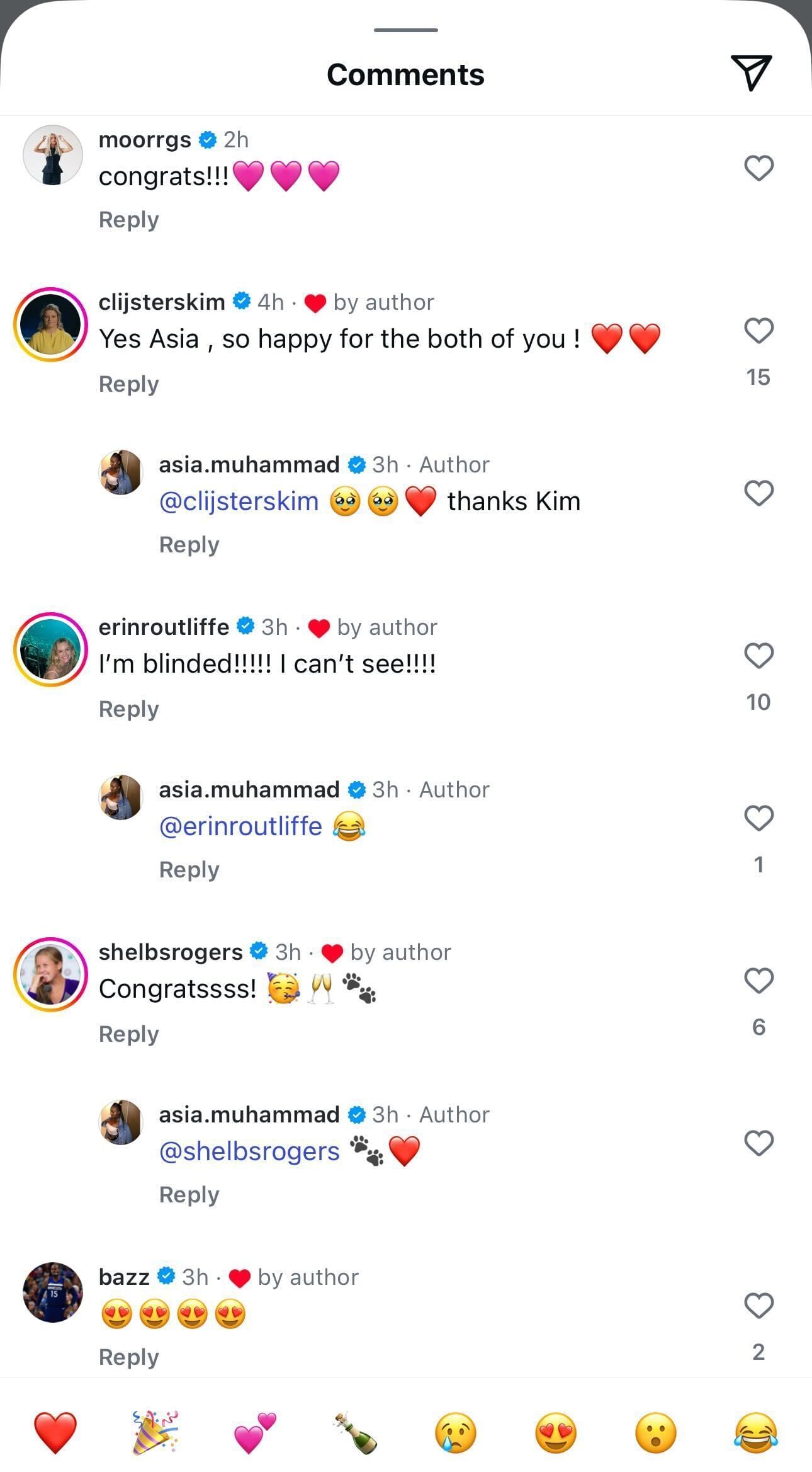 Comments section