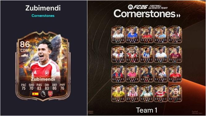 EA FC 26 Martin Zubimendi Cornerstones SBC: All tasks and cheapest solutions
