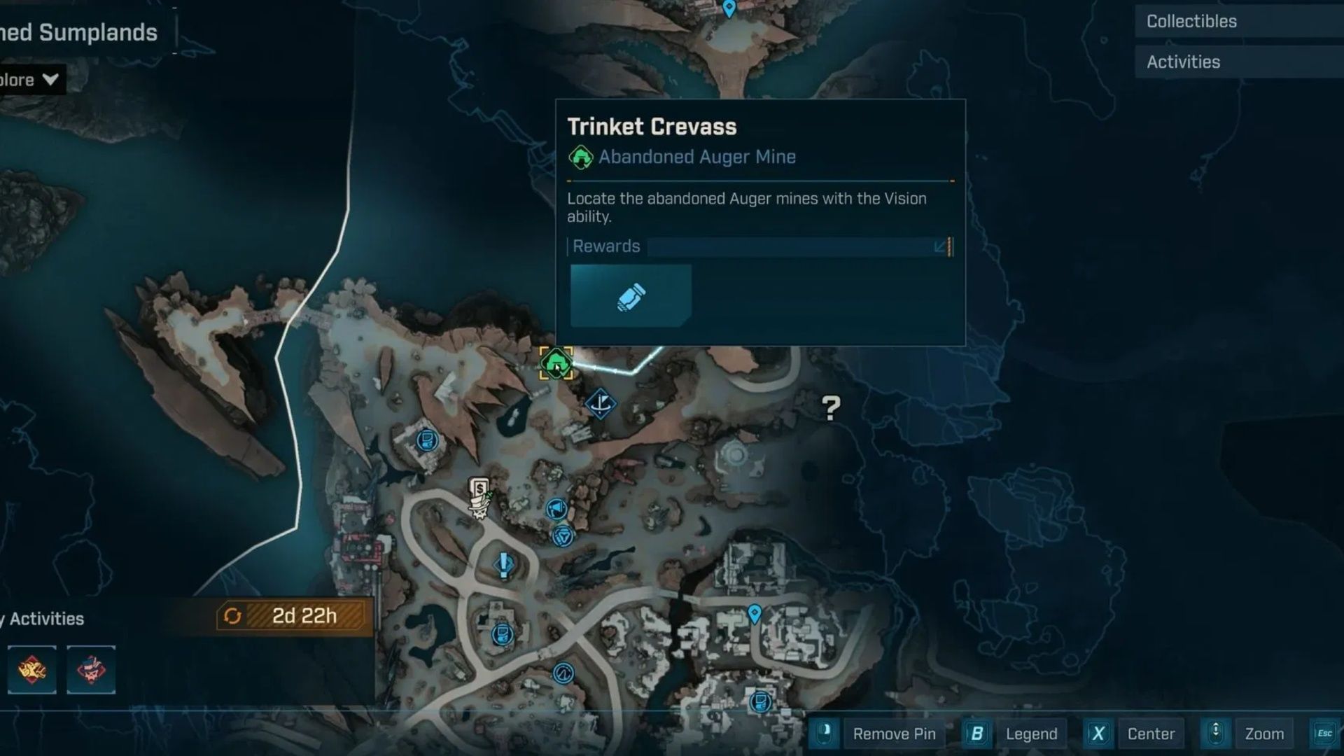 Trinket Crevasse hides potentially one of the more challenging Augur Mine bosses in the Rocken Roller (Image via 2K Games)