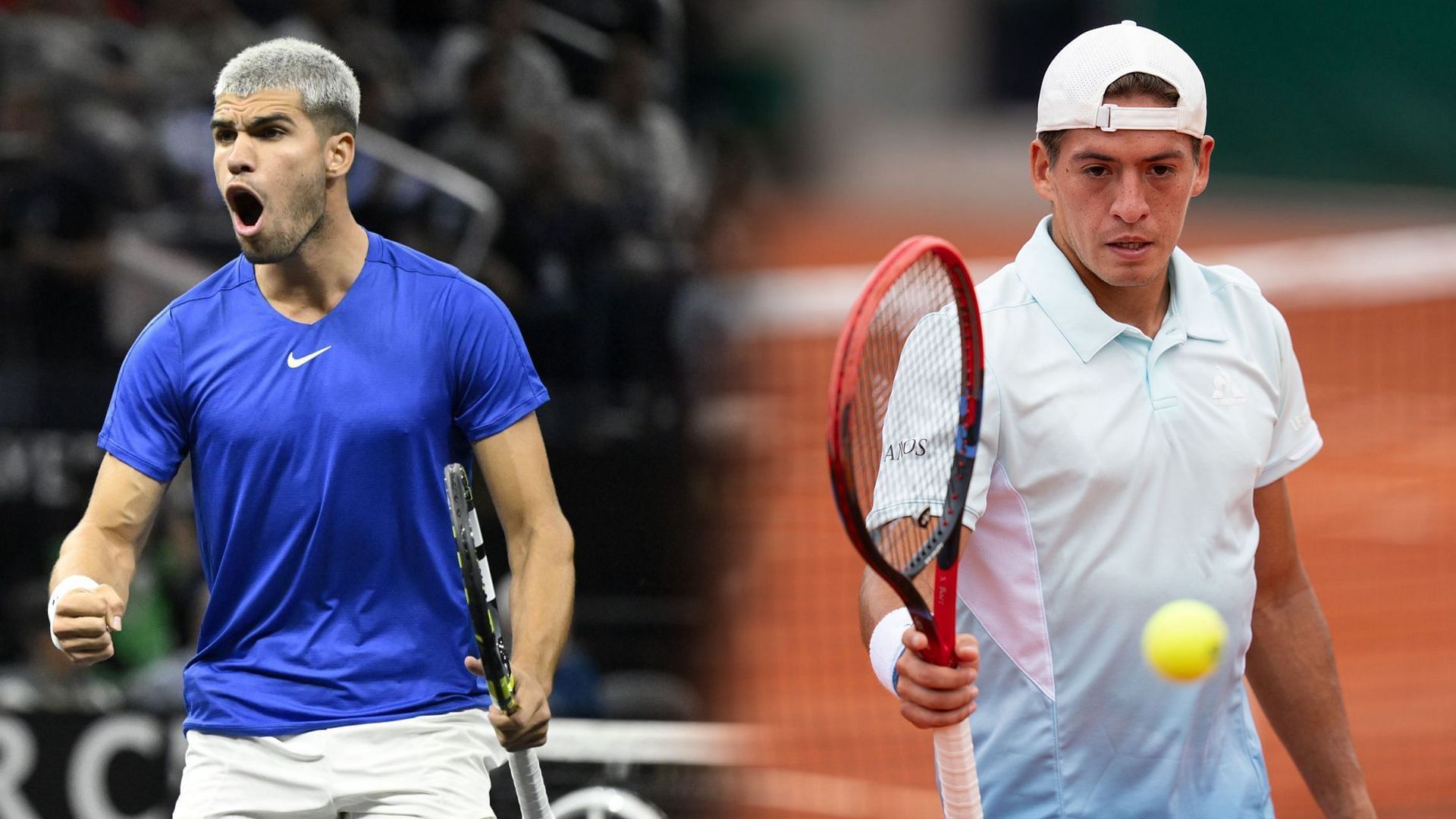 Carlos Alcaraz vs Sebastian Baez is one of the first-round matches at the Japan Open 2025. (Photos: Getty)