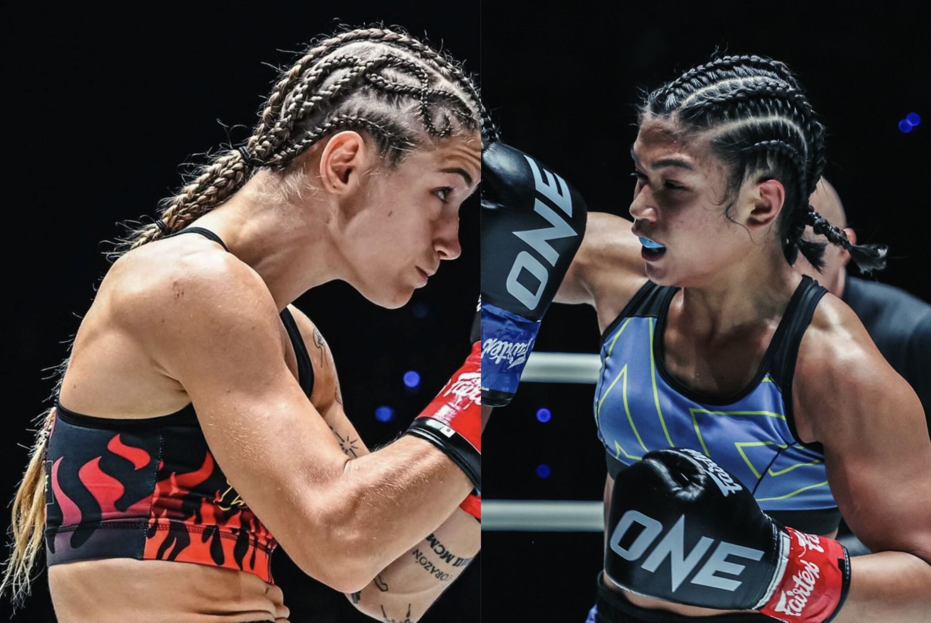 Stella Hemetsberger (left) and Jackie Buntan (right) go to war on September 5. [Images: ONE Championship]