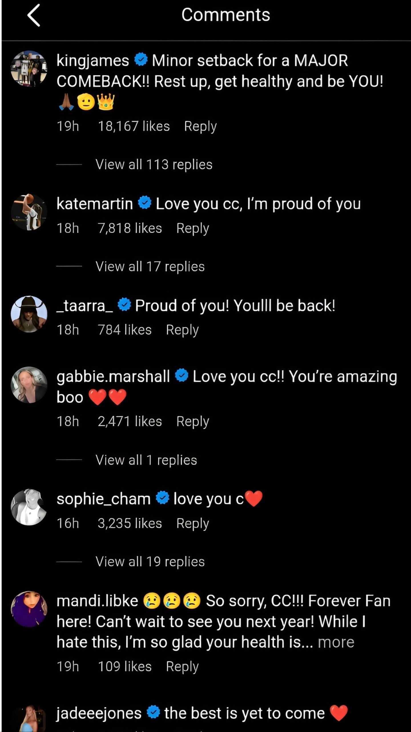 Comments on the post