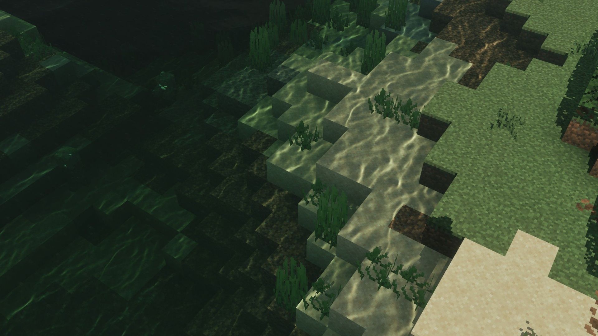 Dark photos not only change, but also add new audio effects (image via SPORTSKEEDA || Mojang Studios)