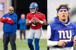 Brian Daboll makes feelings known on Russell Wilson's future status as QB1 for Week 4 vs. Chargers while Giants fans demand Jaxson Dart to start
