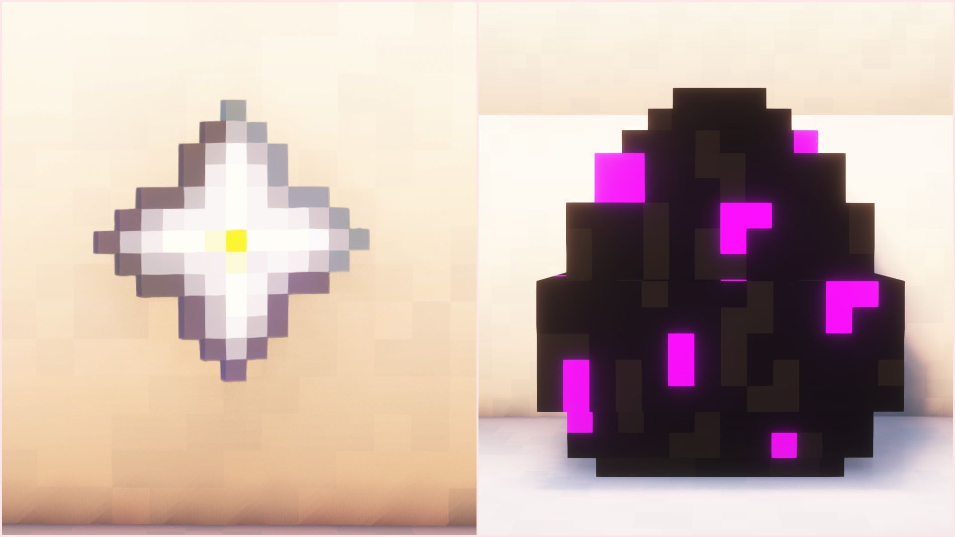 These are some of the rarest drops in Minecraft (Image via Sportskeeda Gaming || Mojang Studios)